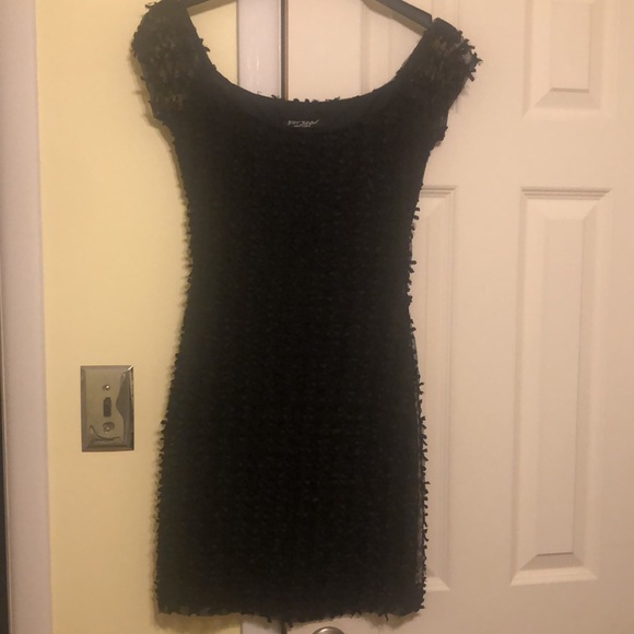 Betsey Johnson Vintage Mesh Bow Mini “LBD” Size Small Black Label - Picture 10 of 10